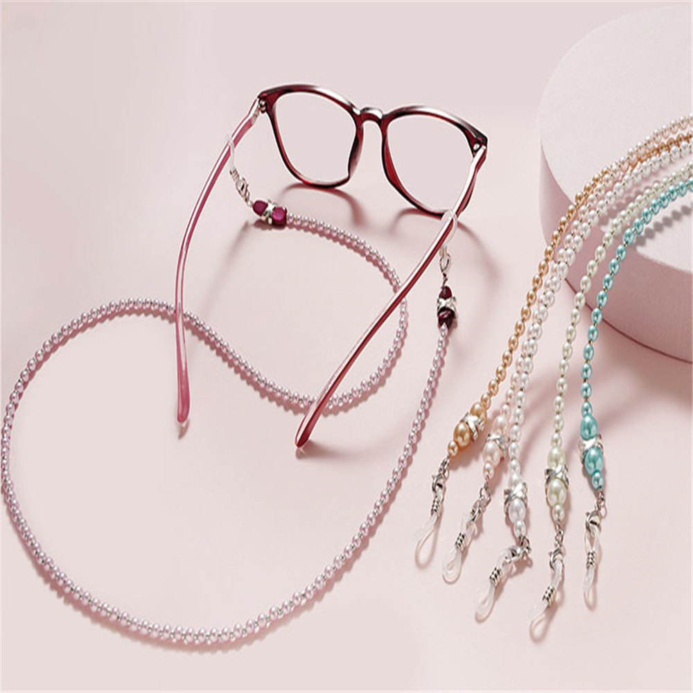 Mask Chain Holder - Fast Drop Shipping Handmade Pearl Eyeglass