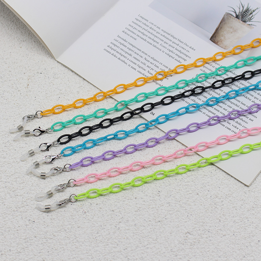 Children Colorful Acrylic Glas - Mask Chain Holder recension och pris