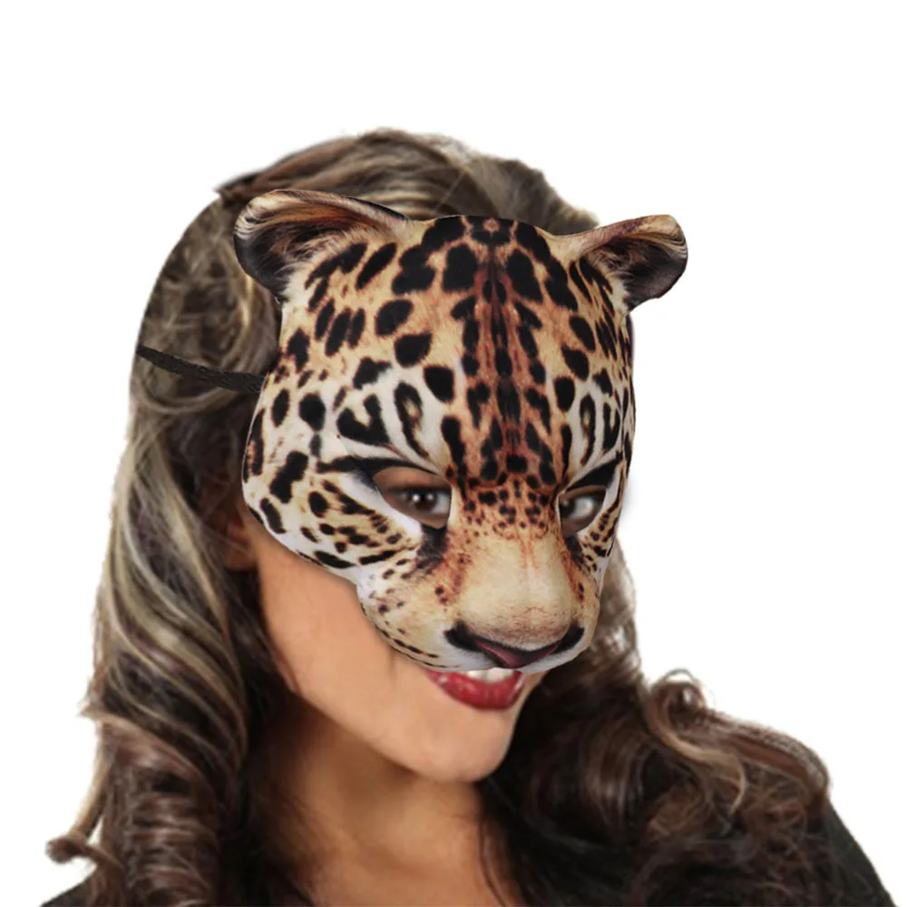 3D Animal Mask Halloween Masqu - Respirator Half Face recension och pris