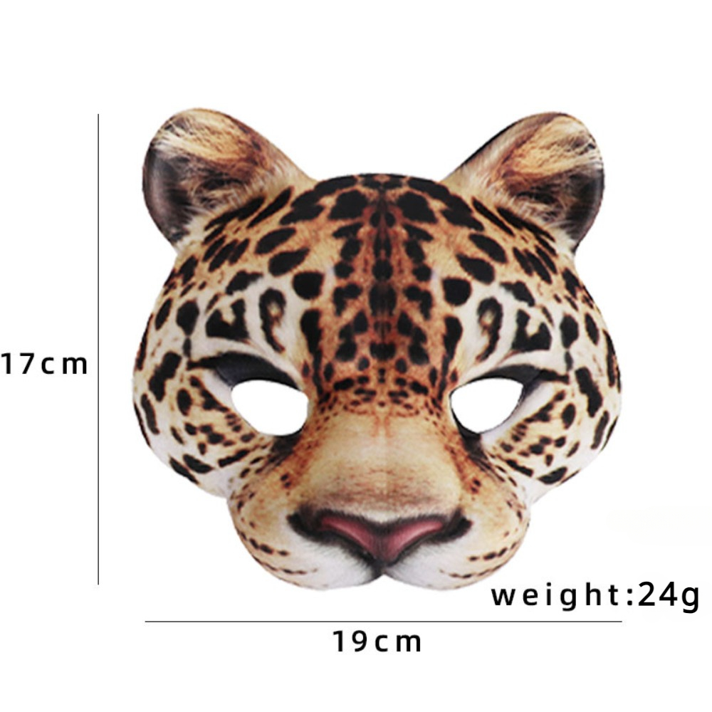 3D Animal Mask Halloween Masqu - Respirator Half Face recension och pris