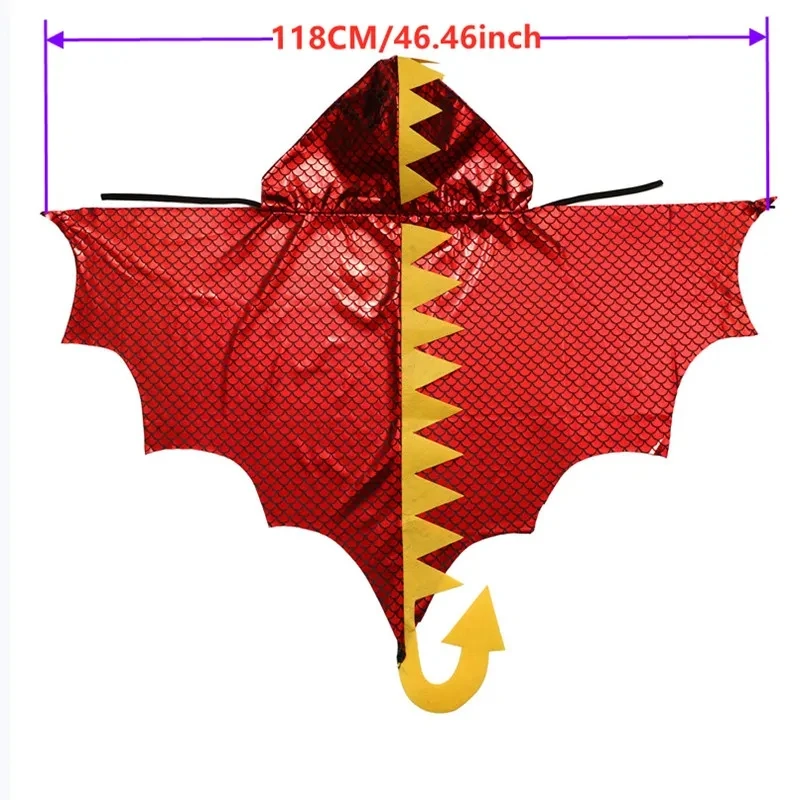 Child Green Dinosaur Cloak wit - Kids Face Mask recension och pris