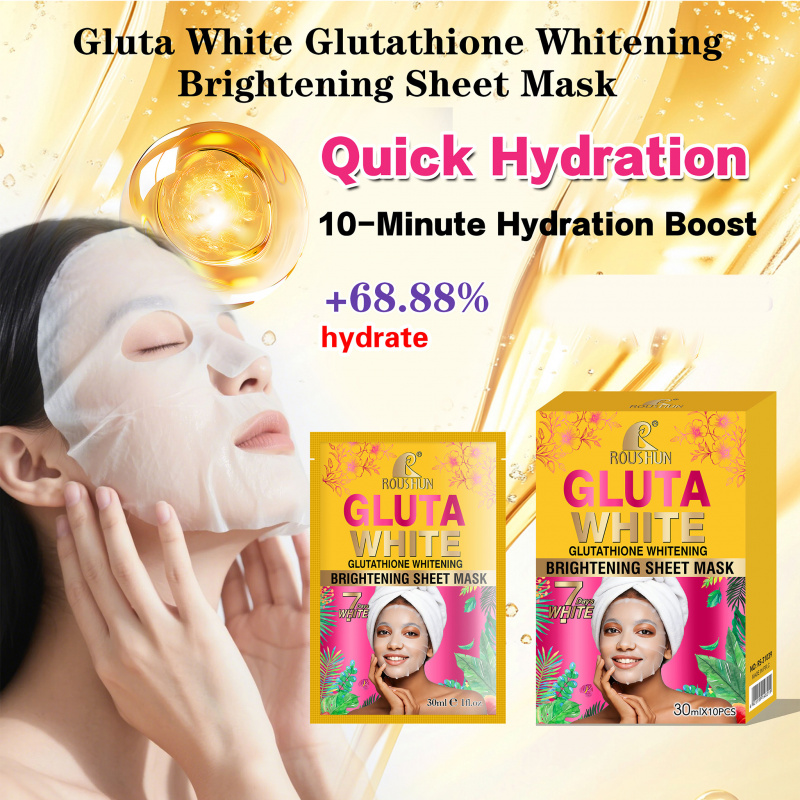 Gluta White Facial Mask Facial - Face Mask Storage Box recension och pris