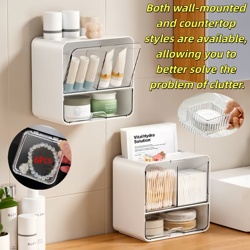 8-Piece Set, One Wall-Mounted  - Face Mask Storage Box recension och pris