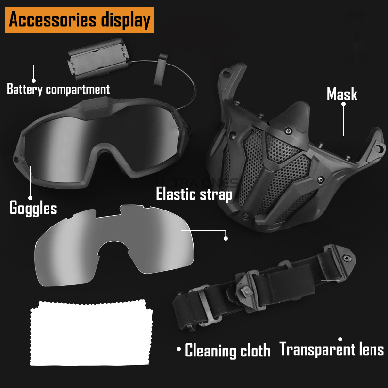 Tactical Full Face Mask Anti-f - Anti Pollution Mask recension och pris