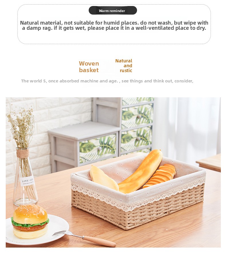 Japanese Rattan Woven Storage  - Face Mask Storage Box recension och pris