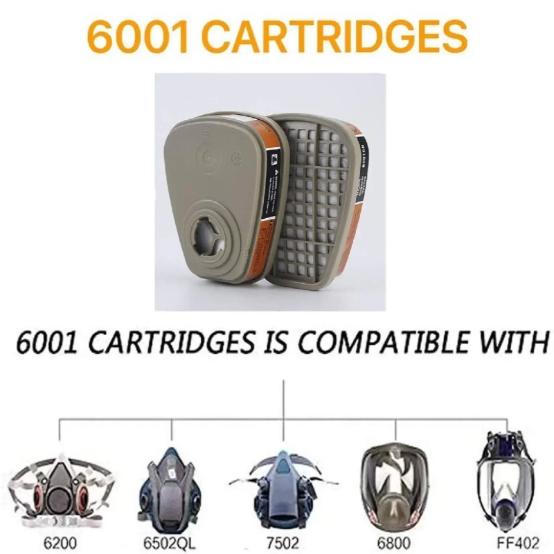 Activated Carbon 6001 Cartridg - Dust Mask Construction recension och pris