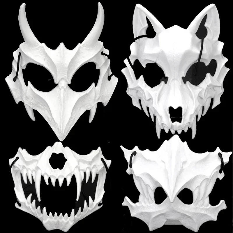 Halloween Horror Mask Half Fac - Respirator Half Face recension och pris