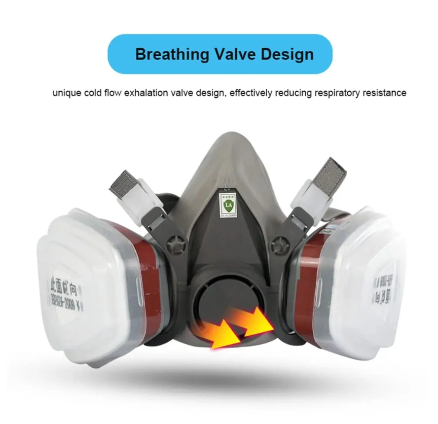Respirator Dust 6200 Gas Mask  - Face Mask Storage Box recension och pris