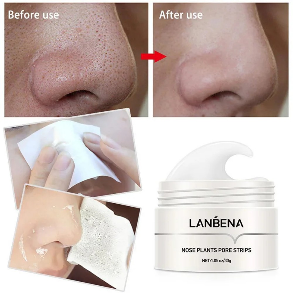 Nose Blackhead Remover Cream P - Black Face Mask Pack recension och pris