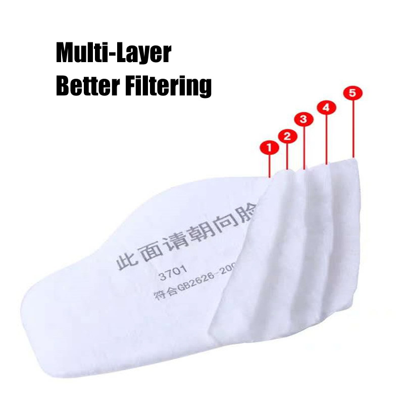 3701 Particle Cotton Filter Fo - Dust Mask Construction recension och pris