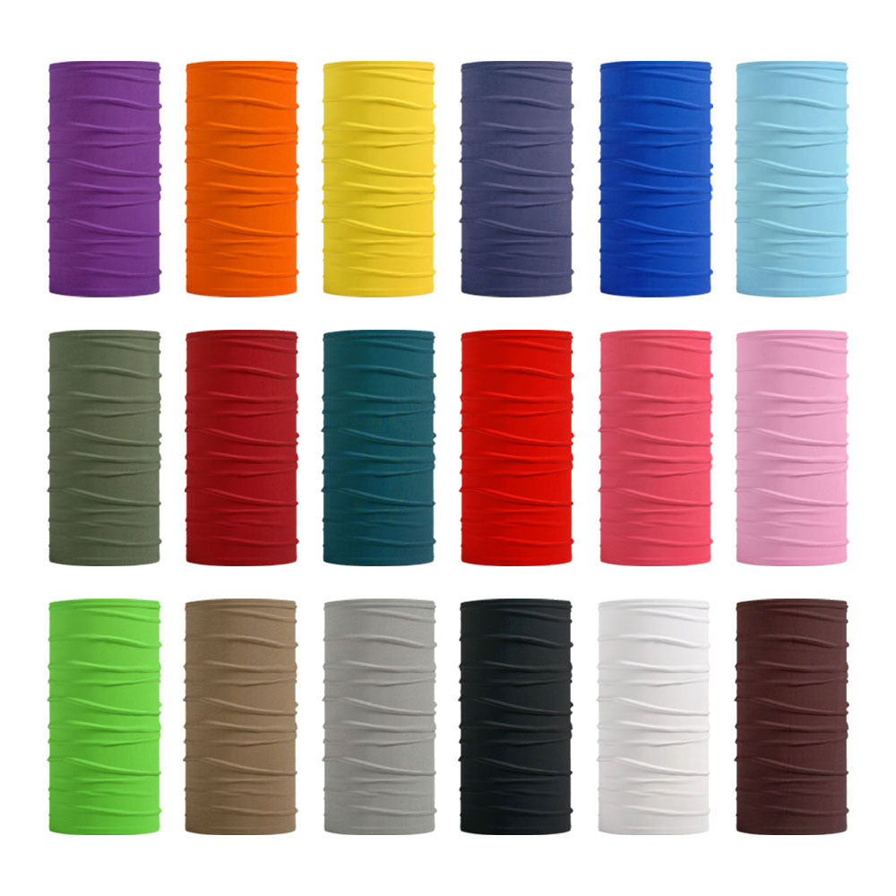Seamless Solid Color Bandanas  - Neck Gaiter Face Cover recension och pris