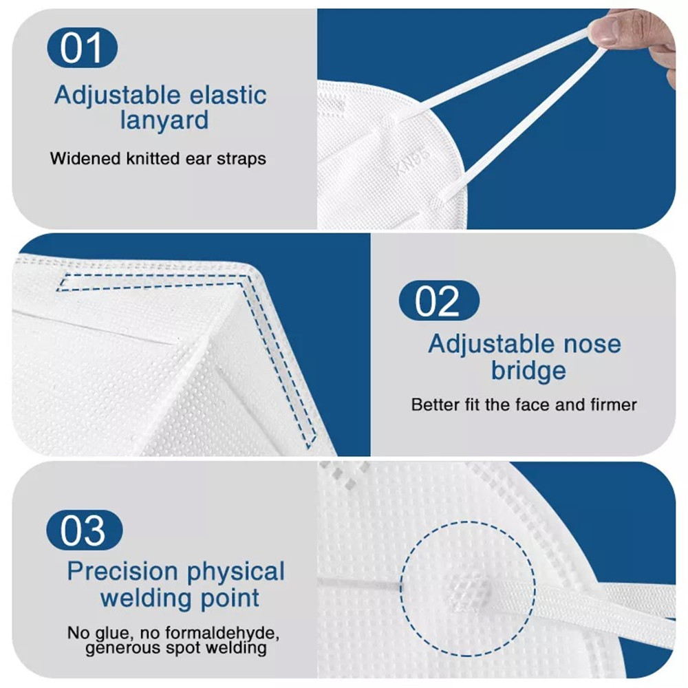 FFP2 Face Mask KN95 Facial Mas - Kn95 Respirator Mask recension och pris