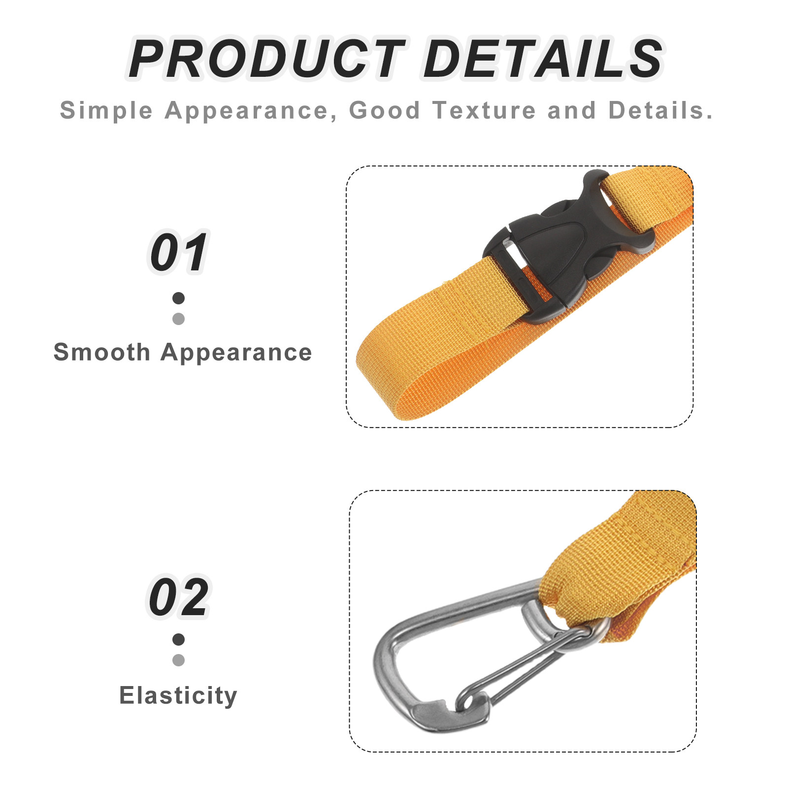 Diving Fin Keeper Strap Yellow - Mask Lanyard Adjustable recension och pris