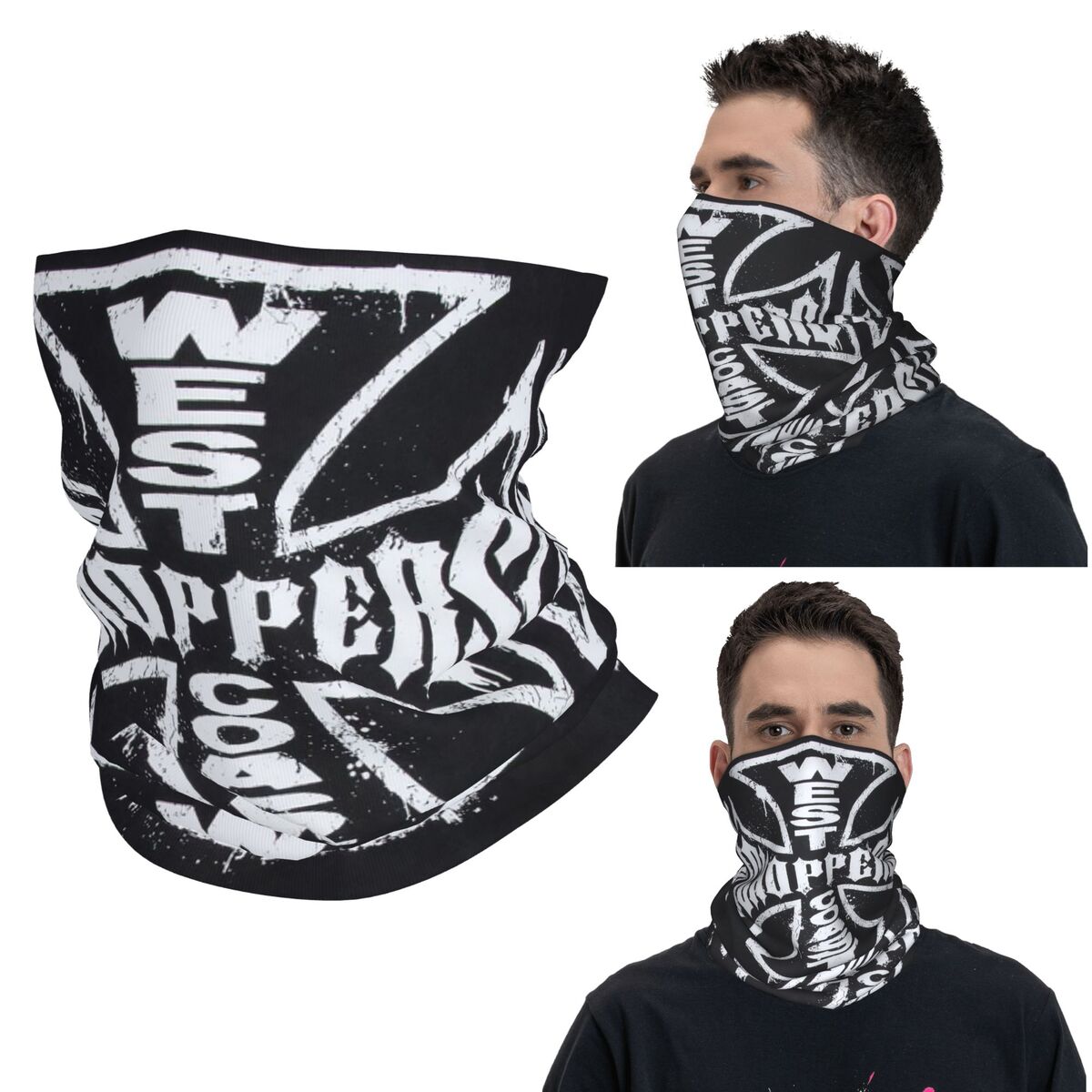 West Coast Iron Cross Choppers - Neck Gaiter Face Cover recension och pris